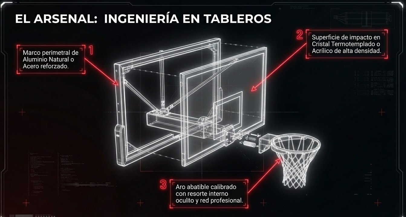 Ingeniería en Tableros: Diferentes niveles de juego. Series Top VI, IX y XII en aluminio.
